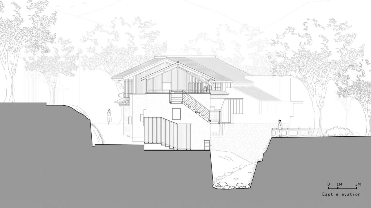 BIM Architecture | Xibian Restaurant for Fenghua Qixiakeng Power Station Renovation/Jianlin Architectural Design Firm