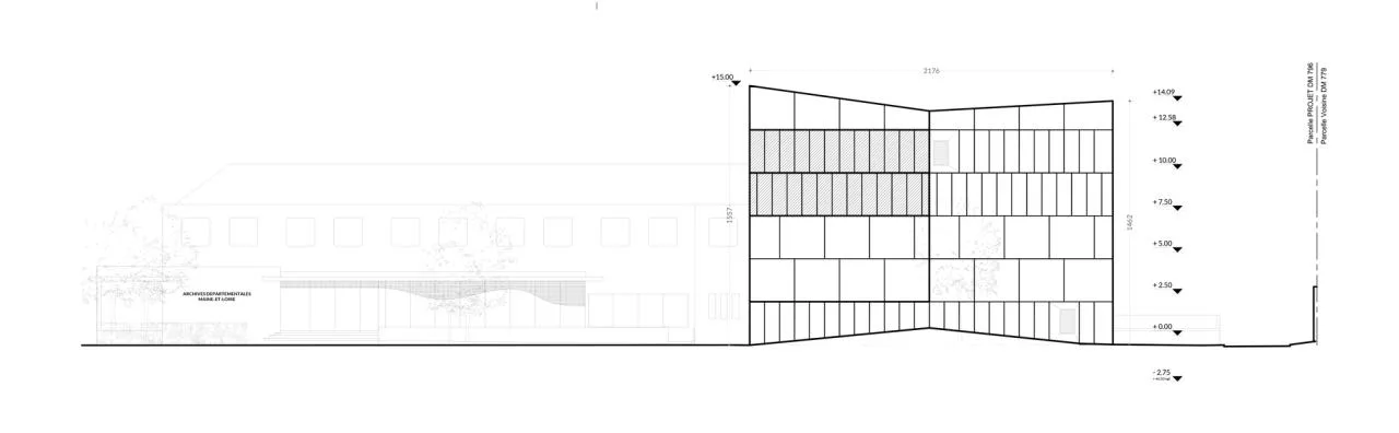 BIM Architecture | Expansion of the archives in the department of Maine et Loire, France/Magnum architects& urbanistes