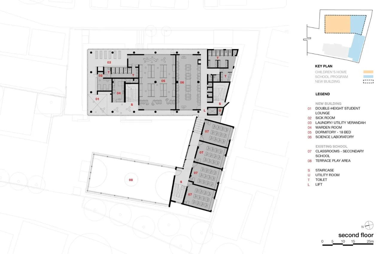 BIM Architecture | Divya Shanthi Campus Upgrade and Renovation/Flying Elephant Studio