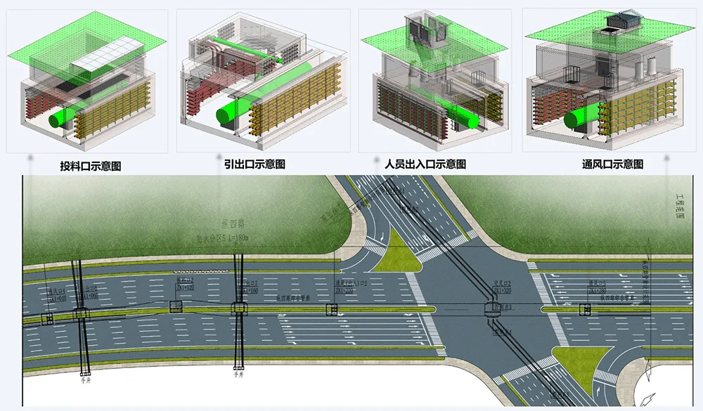 REVIT model for underground comprehensive pipe gallery BIM project, complete BIM model+presentation PPT and BIM demonstration video