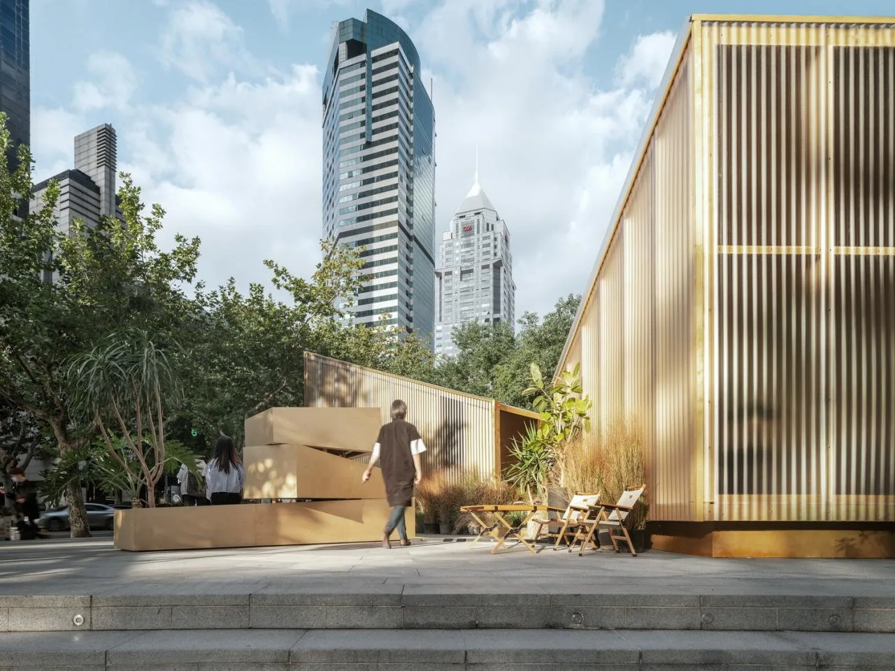 BIM Architecture | Room Garden: Space Installation/Room Building Design in the bustling city