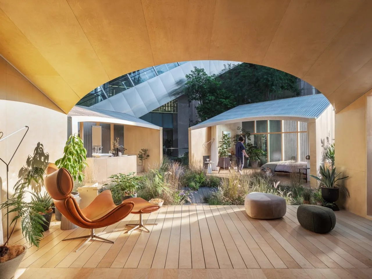 BIM Architecture | Room Garden: Space Installation/Room Building Design in the bustling city