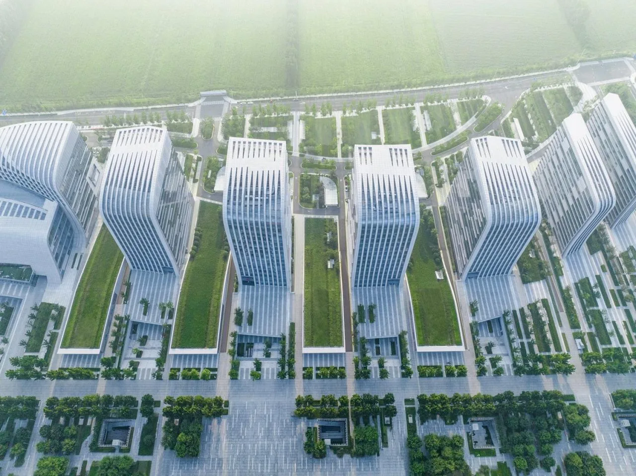 BIM Architecture | High Mountains and Flowing Waters, Inclusive Urban Culture New Business Card - Jining Cultural Center Phase III Cultural Industry Park/Laguarda. Low Architects (LLA)