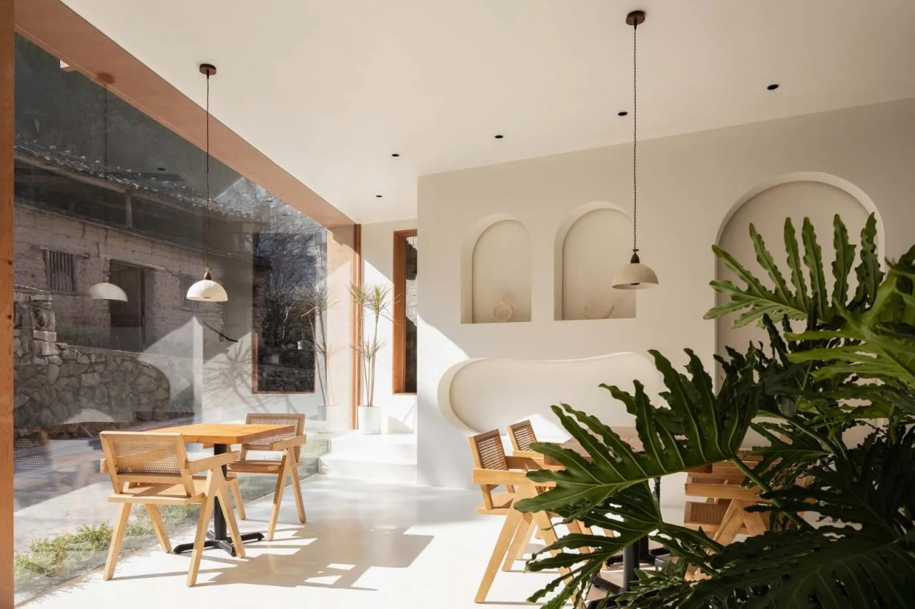 BIM Architecture | Xibian Restaurant for Fenghua Qixiakeng Power Station Renovation/Jianlin Architectural Design Firm