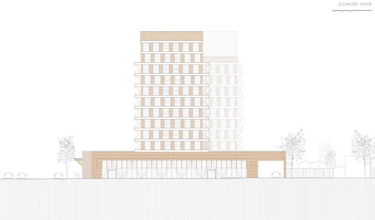 BIM Architecture | Latin America's first cross laminated timber high-rise building, Tamango Building/Juan Jos é Ugart G. and Gerardo Armanet