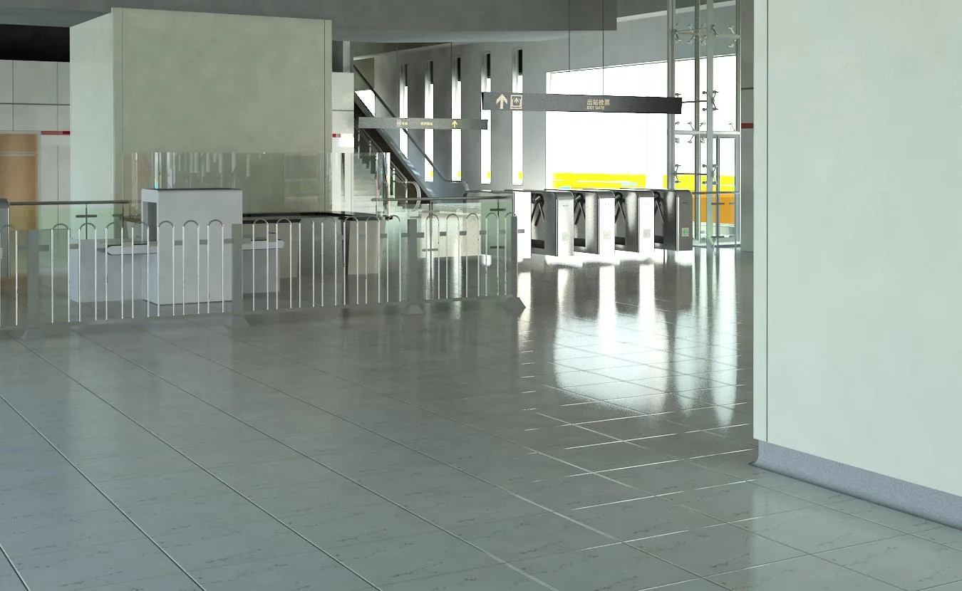 Subway Station BIM Model Civil BIM Model+Integrated BIM Model for Mechanical and Electrical Pipelines