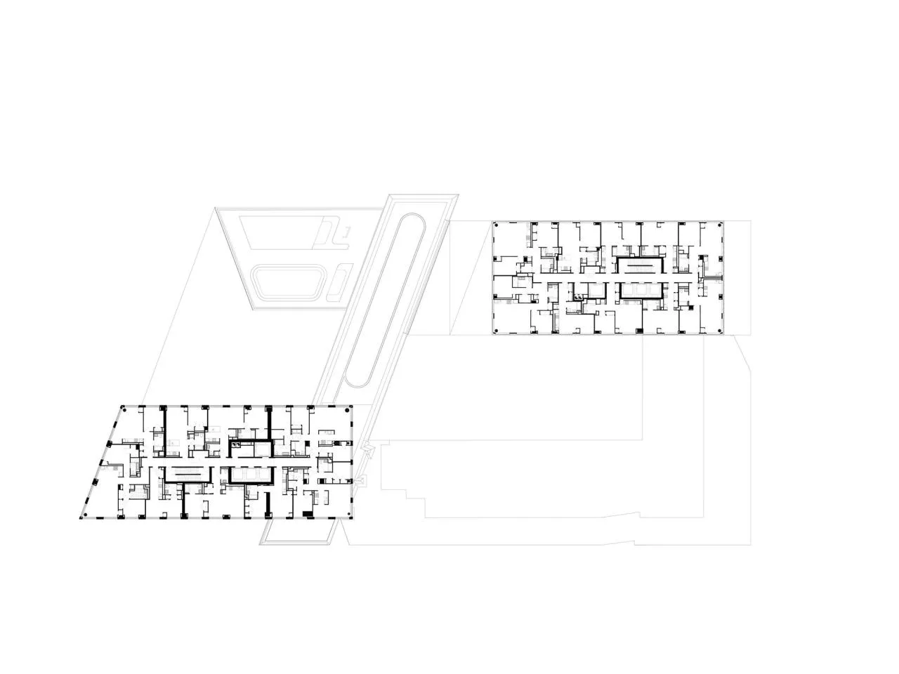 BIM Architecture | New York Green Point Landing D, Breaking Volume/OMA/Jason Long