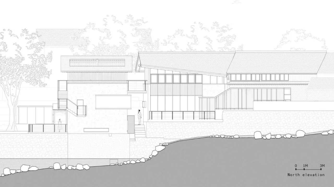 BIM Architecture | Xibian Restaurant for Fenghua Qixiakeng Power Station Renovation/Jianlin Architectural Design Firm