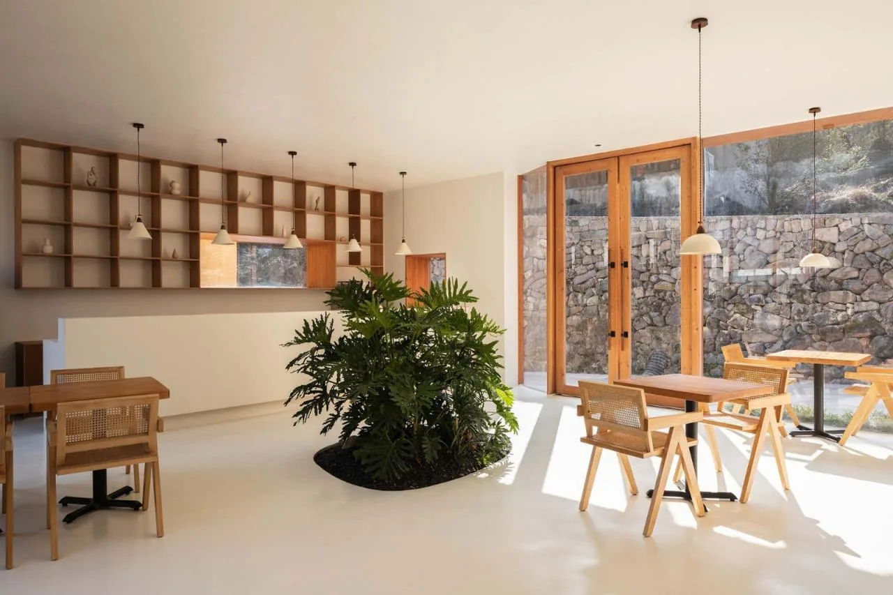 BIM Architecture | Xibian Restaurant for Fenghua Qixiakeng Power Station Renovation/Jianlin Architectural Design Firm