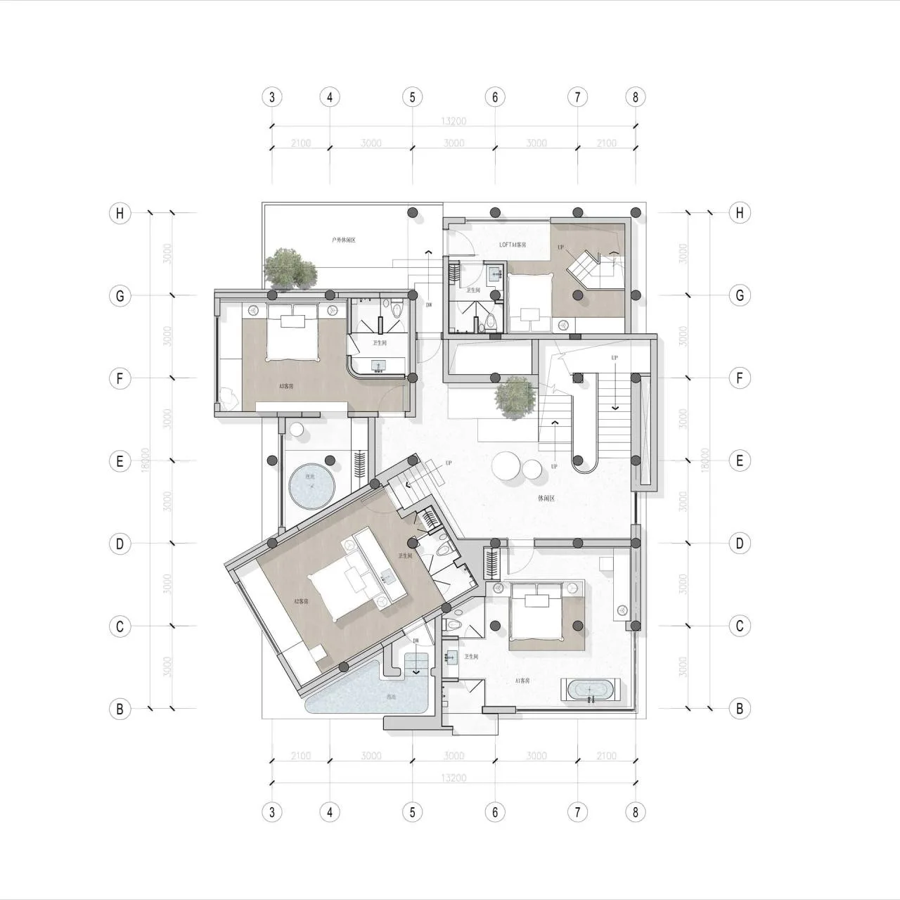 BIM Architecture | Suichang Miwo Designer Hotel/Hangzhou Shishang Architectural Space Design