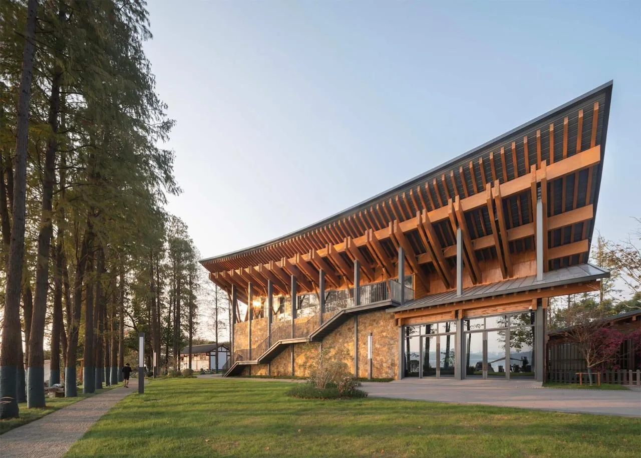 BIM Architecture | 30th Anniversary Achievement Exhibition Hall of China's Implementation of the Wetland Convention/Li Baofeng Architecture Studio, Huazhong University of Science and Technology