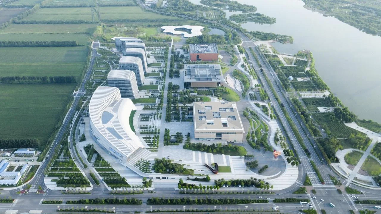 BIM Architecture | High Mountains and Flowing Waters, Inclusive Urban Culture New Business Card - Jining Cultural Center Phase III Cultural Industry Park/Laguarda. Low Architects (LLA)