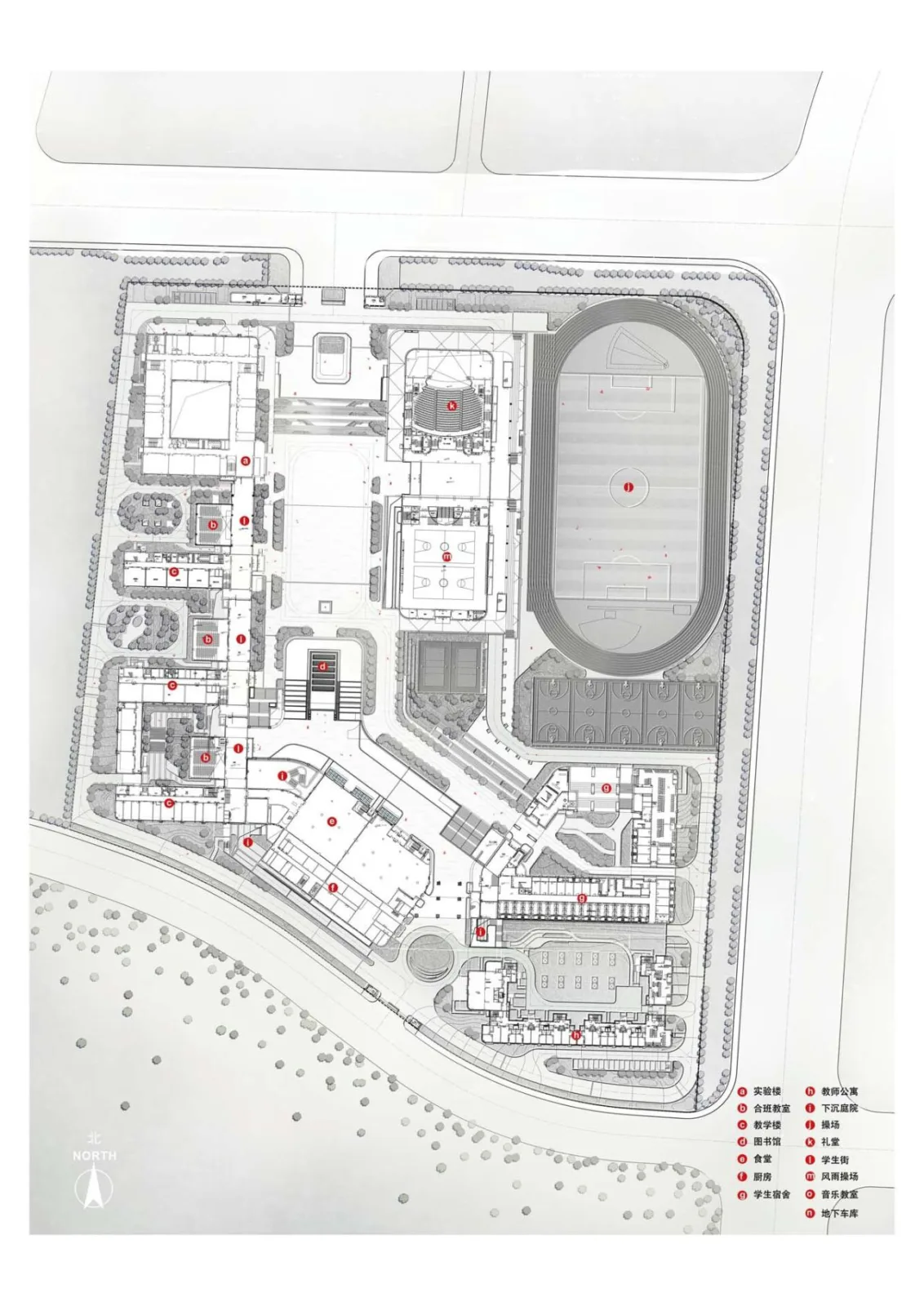 BIM Architecture | Jinan Licheng No.2 Middle School Caishi Campus/Tongyuan Design