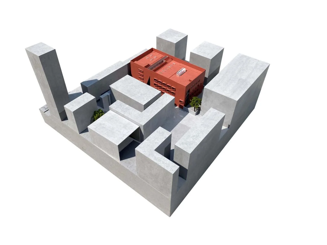 BIM Architecture | Renovation of Buildings 7 # and 8 # in Dongchai Industrial Zone/Diagonal Architectural Design in Shenzhen