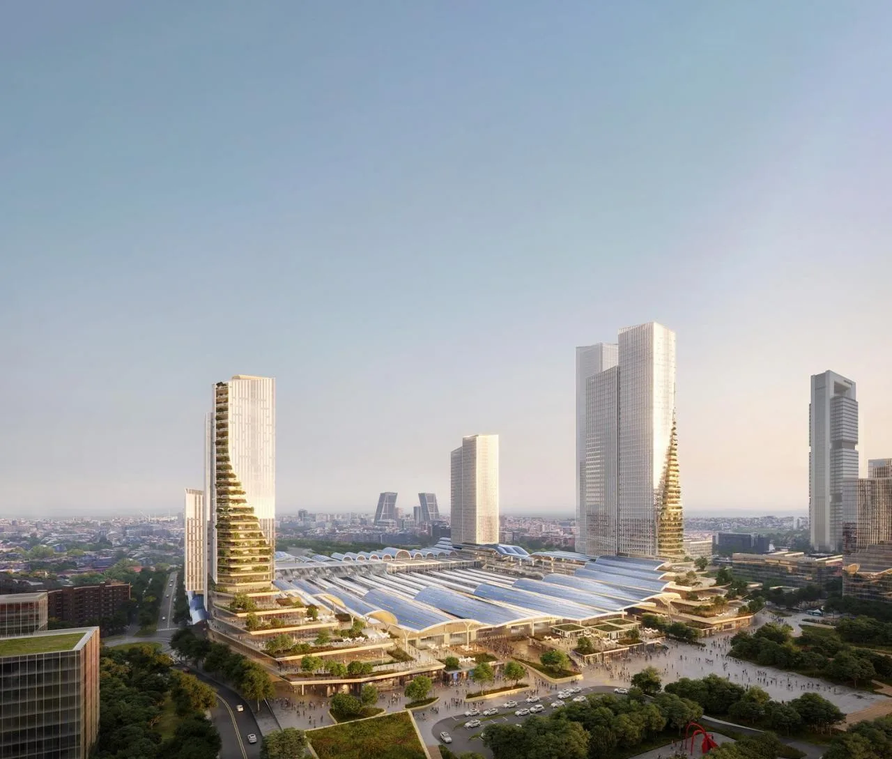 BIM Architecture | Europe's Largest City Update: Madrid Chamartin Station/UNStudio+b720