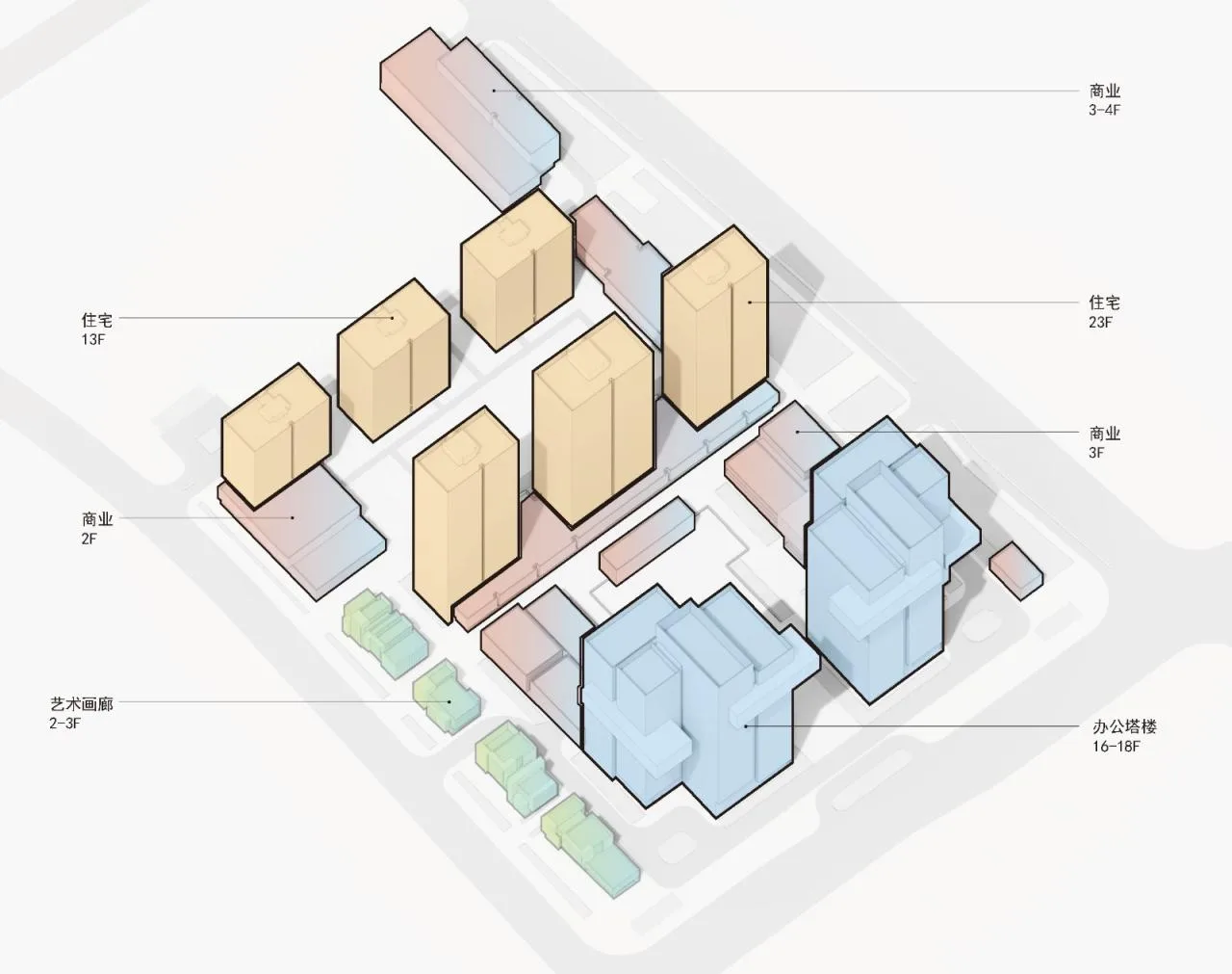 BIM Architecture | Hangzhou Yinglan Center/ARQ Architecture Firm+Farrells Farrell