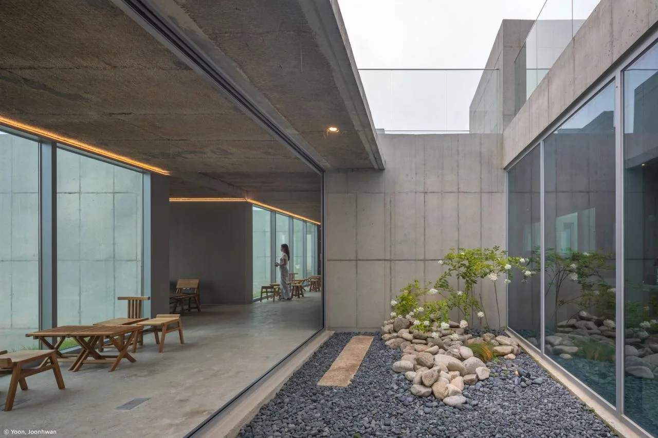 BIM Architecture | 'Cross Cultural Space', NONSPACE Cafe/ON Architecture INC