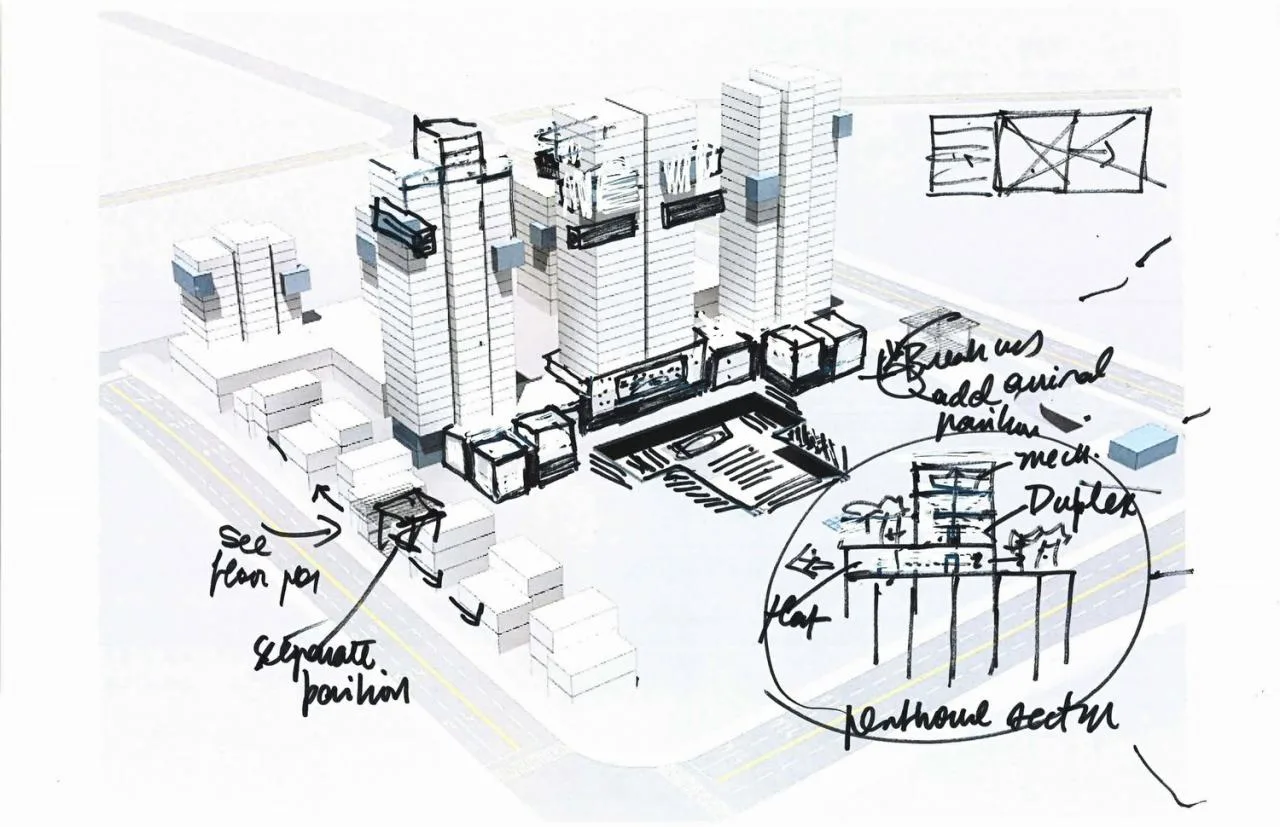 BIM Architecture | Hangzhou Yinglan Center/ARQ Architecture Firm+Farrells Farrell