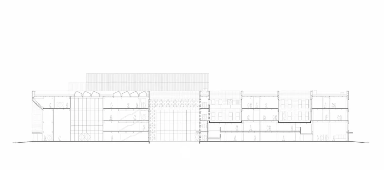 BIM Architecture | Courtyard Facing the Sky - Beijing Tongzhou Lucheng Civic Center/Yidu Architecture