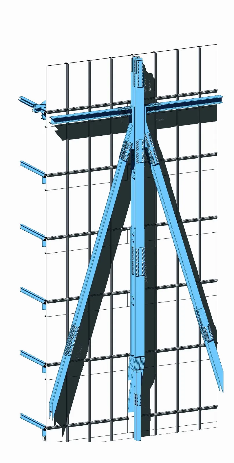 BIM Architecture | Blue 'Bones', EXO Office Building/Shay Cleary Architects