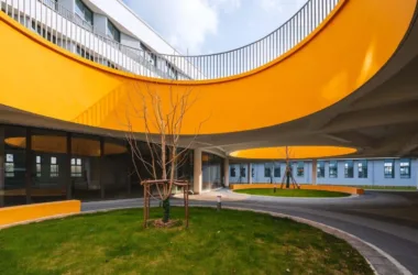 BIM Architecture: Design of Shanghai Fushan Tangcheng Foreign Language Primary School (Peide Campus) by Huajian Group-BIM WORLD