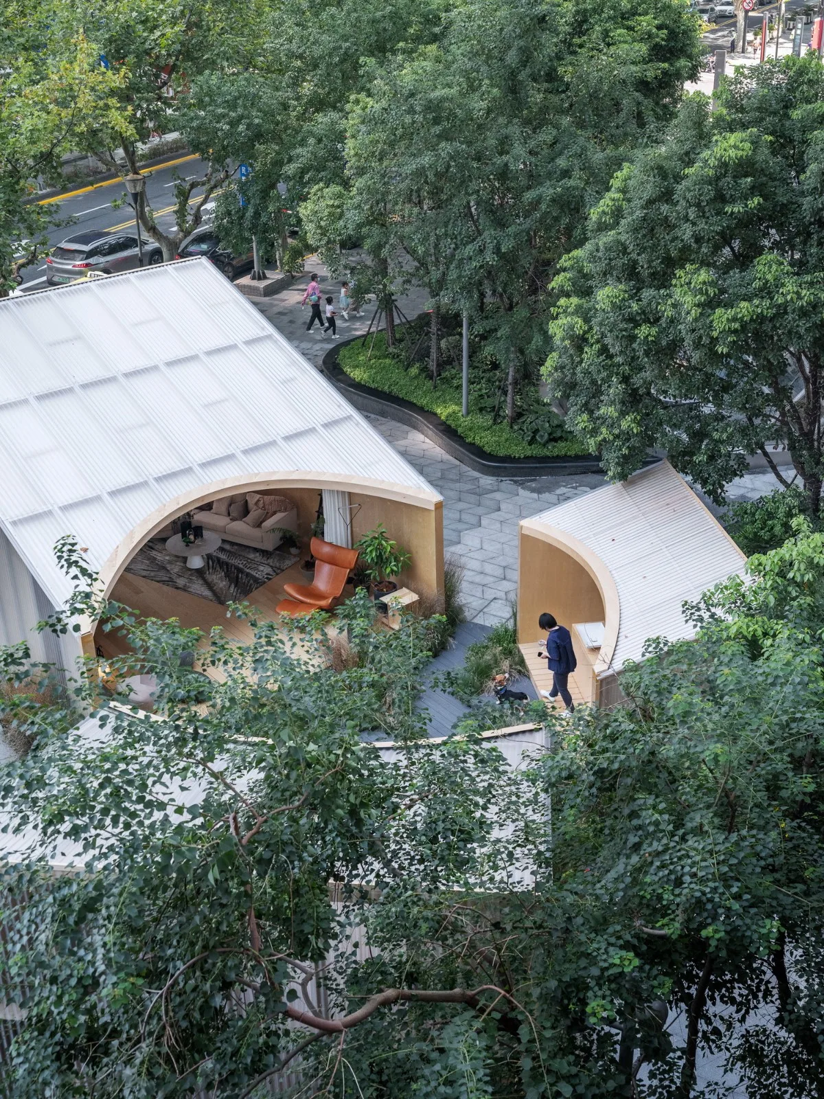 BIM Architecture | Room Garden: Space Installation/Room Building Design in the bustling city