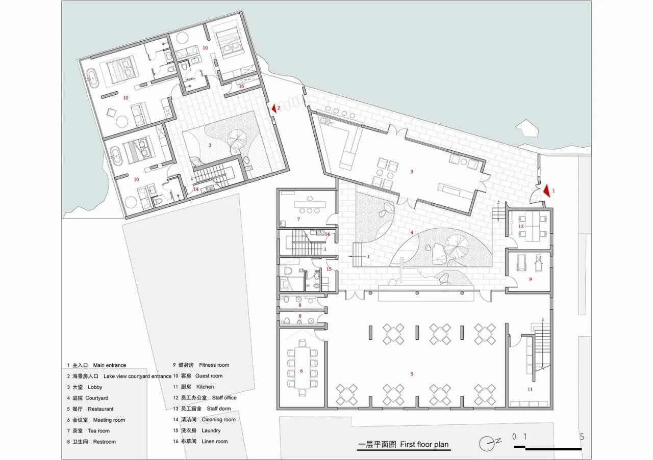 BIM Architecture | Heart Station by the Sea: Design of Dali Shuanglang Taotang Zhi Qiu Resort Hotel/Sanwen Architecture