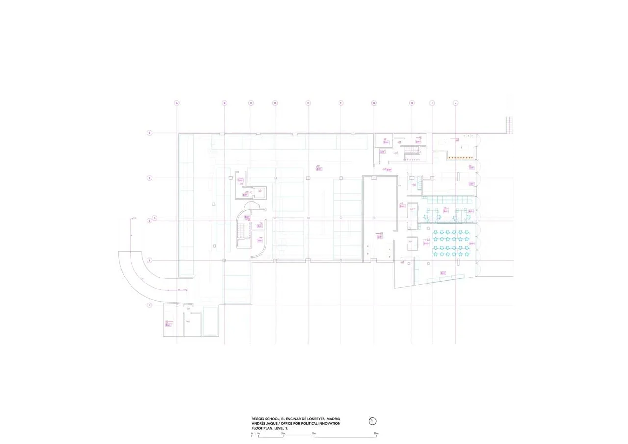 BIM Architecture | Marketized Campus, Reggio Emilia School/Andrés Jaque+Office for Political Innovation