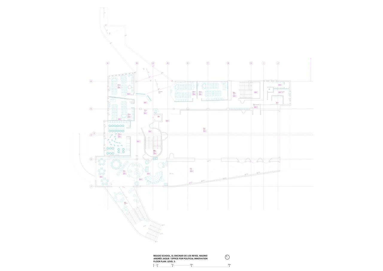 BIM Architecture | Marketized Campus, Reggio Emilia School/Andrés Jaque+Office for Political Innovation