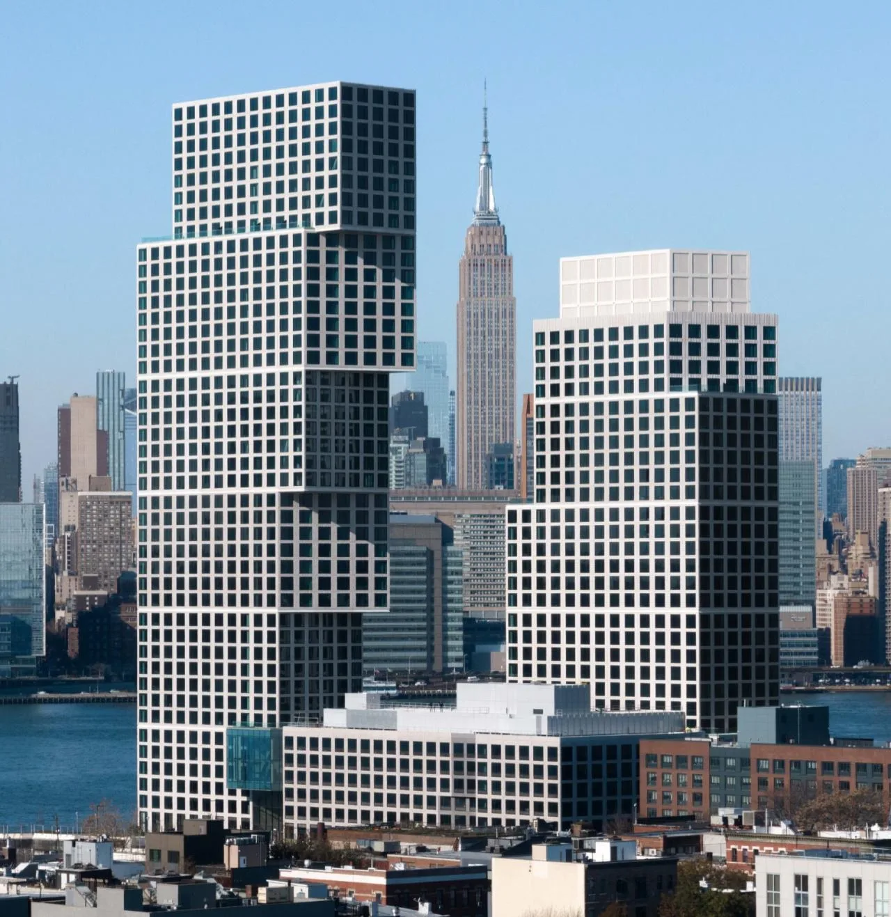 BIM Architecture | New York Green Point Landing D, Breaking Volume/OMA/Jason Long