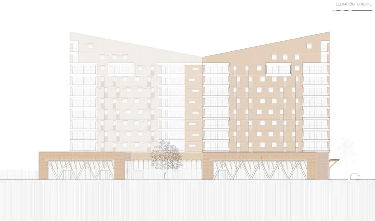 BIM Architecture | Latin America's first cross laminated timber high-rise building, Tamango Building/Juan Jos é Ugart G. and Gerardo Armanet