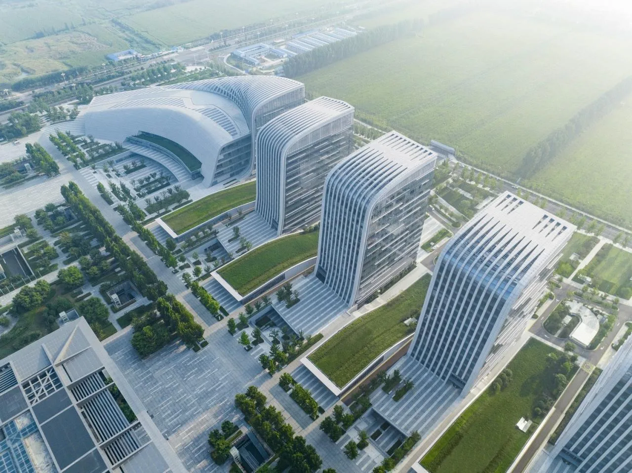 BIM Architecture | High Mountains and Flowing Waters, Inclusive Urban Culture New Business Card - Jining Cultural Center Phase III Cultural Industry Park/Laguarda. Low Architects (LLA)
