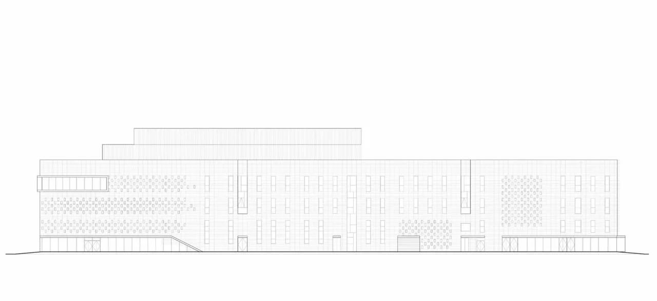 BIM Architecture | Courtyard Facing the Sky - Beijing Tongzhou Lucheng Civic Center/Yidu Architecture