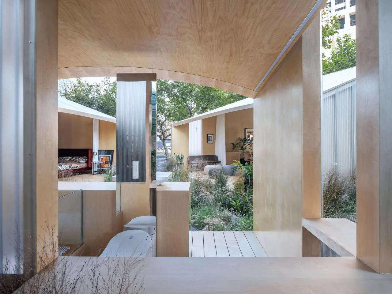BIM Architecture | Room Garden: Space Installation/Room Building Design in the bustling city