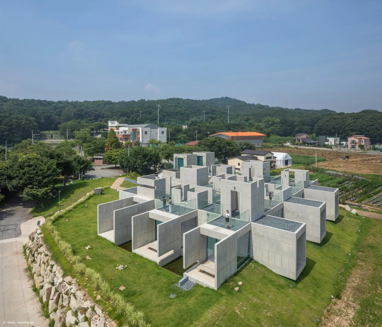 BIM Architecture | 'Cross Cultural Space', NONSPACE Cafe/ON Architecture INC
