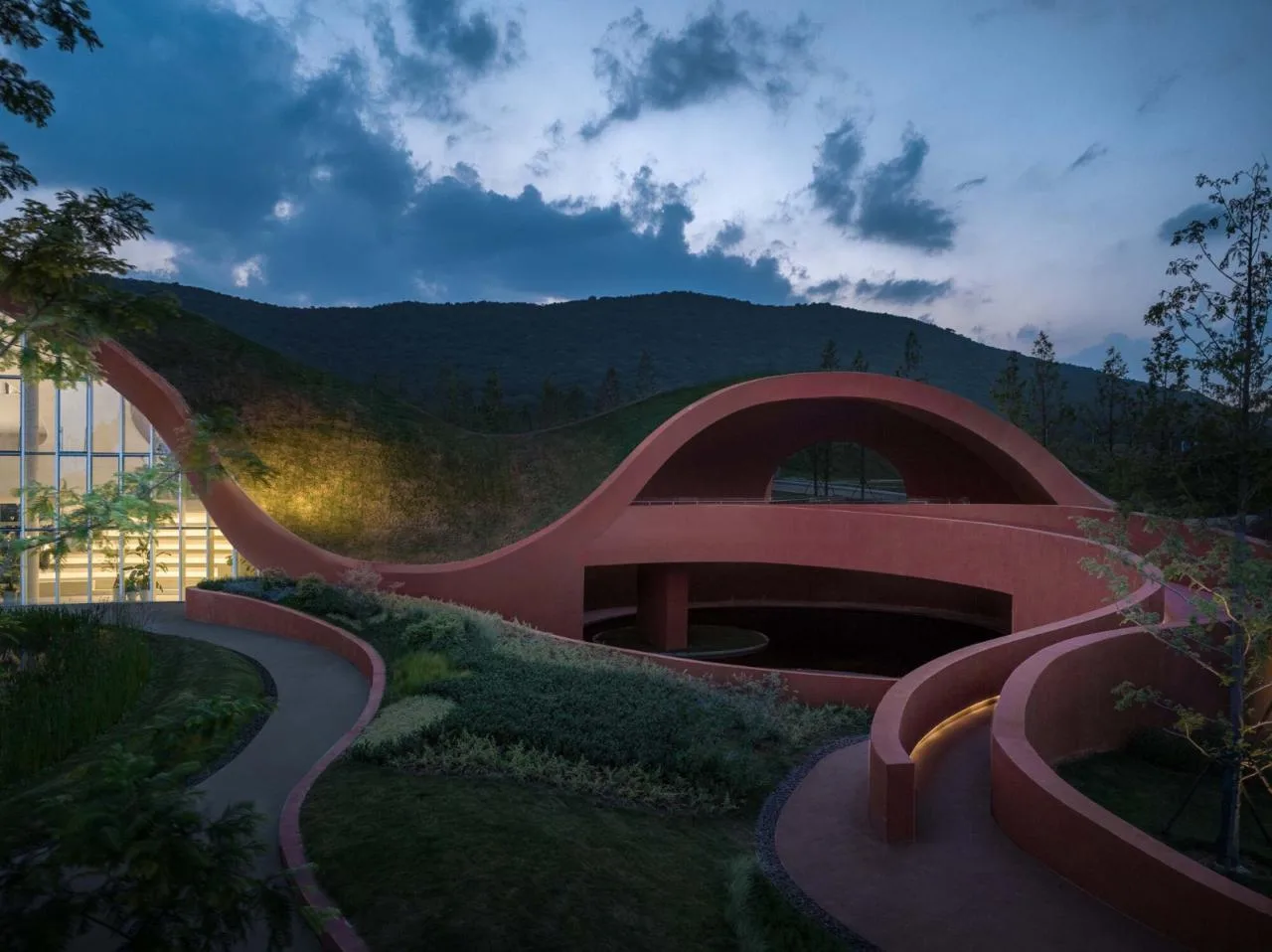 BIM Architecture | OCT Chaohu Natural and Cultural Center/Shanghai Qianhe Architectural Design Firm