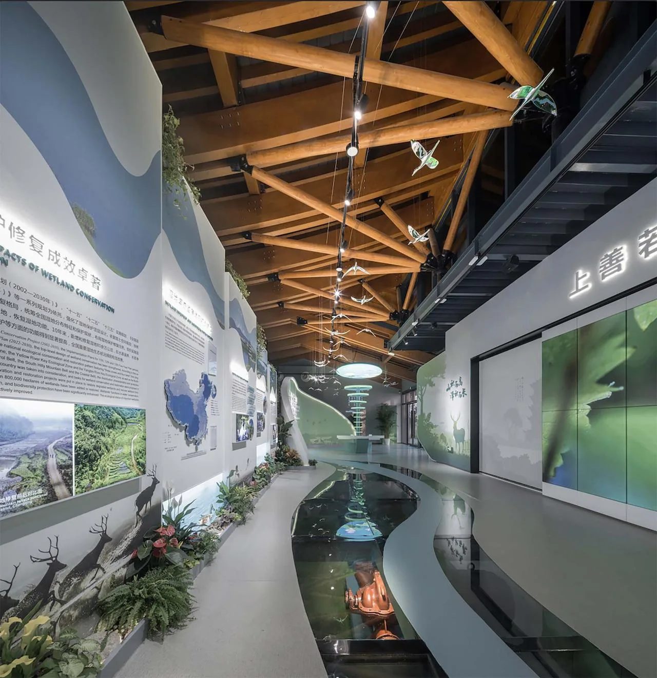 BIM Architecture | 30th Anniversary Achievement Exhibition Hall of China's Implementation of the Wetland Convention/Li Baofeng Architecture Studio, Huazhong University of Science and Technology
