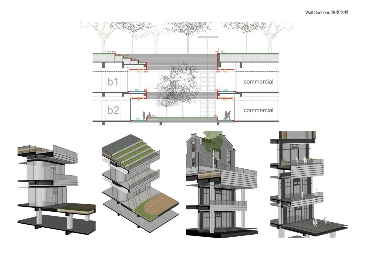 BIM Architecture | Shanghai Suhewan Wanda Plaza/Kokaistudios