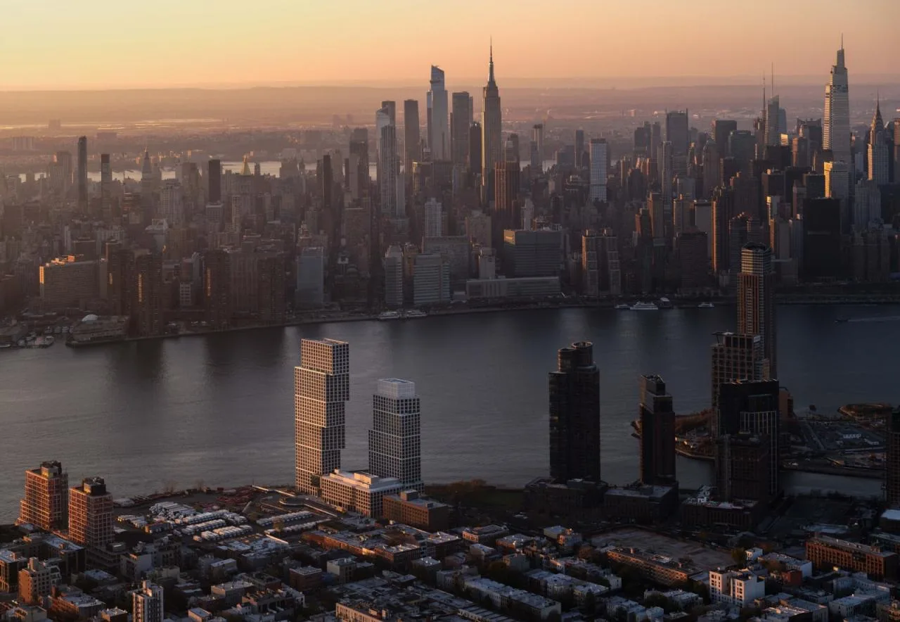 BIM Architecture | New York Green Point Landing D, Breaking Volume/OMA/Jason Long