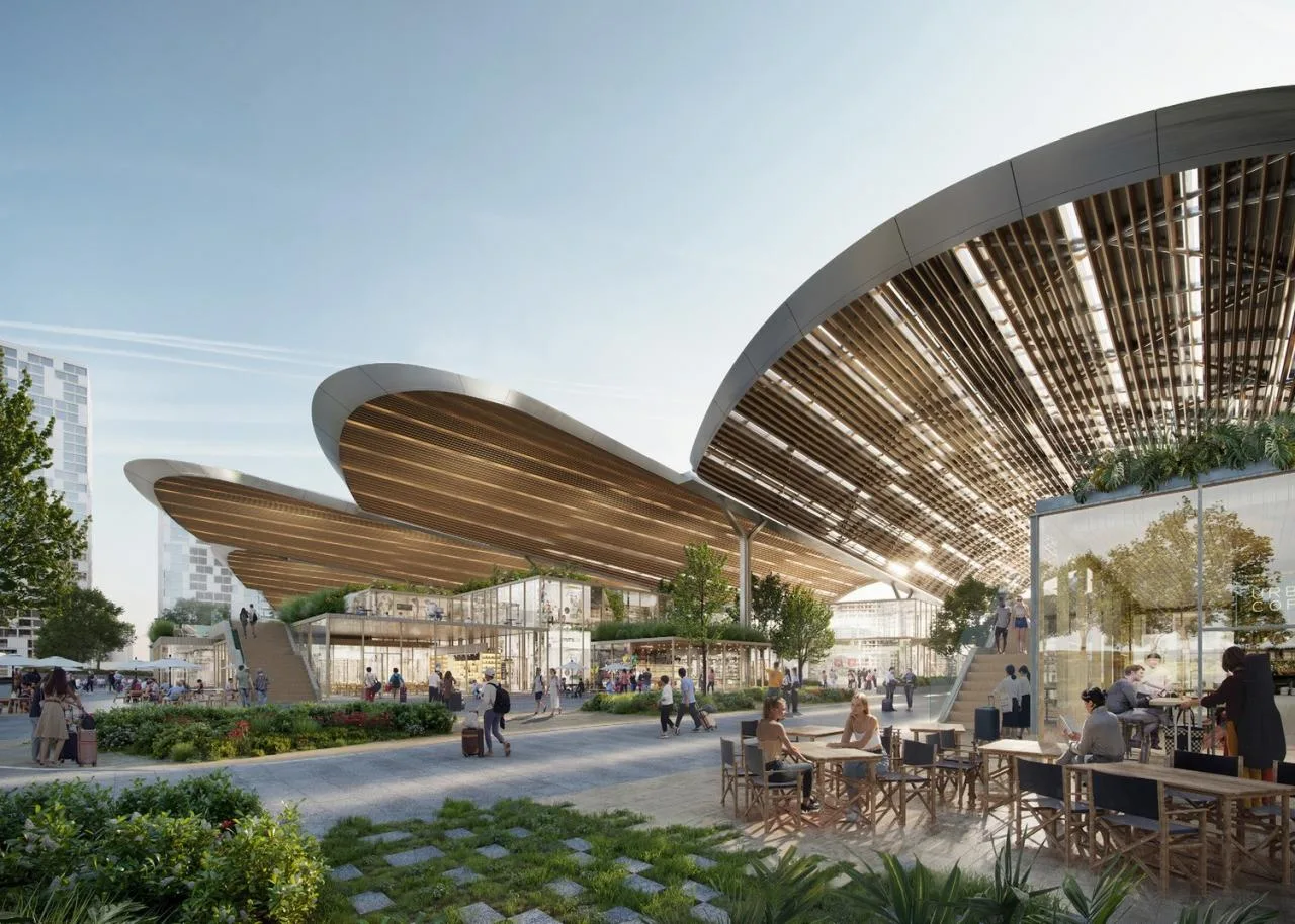 BIM Architecture | Europe's Largest City Update: Madrid Chamartin Station/UNStudio+b720