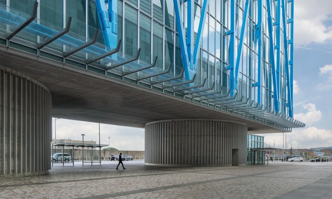 BIM Architecture | Blue 'Bones', EXO Office Building/Shay Cleary Architects