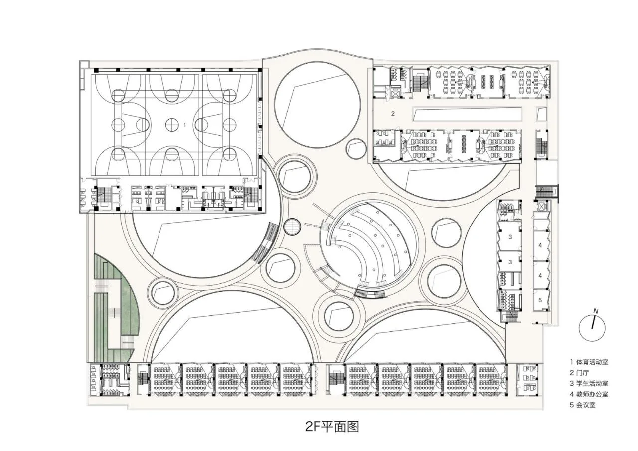 BIM Architecture | Shanghai Fushan Tangcheng Foreign Language Primary School (Peide Campus) Design/Huajian Group Shanghai Architectural Design and Research Institute