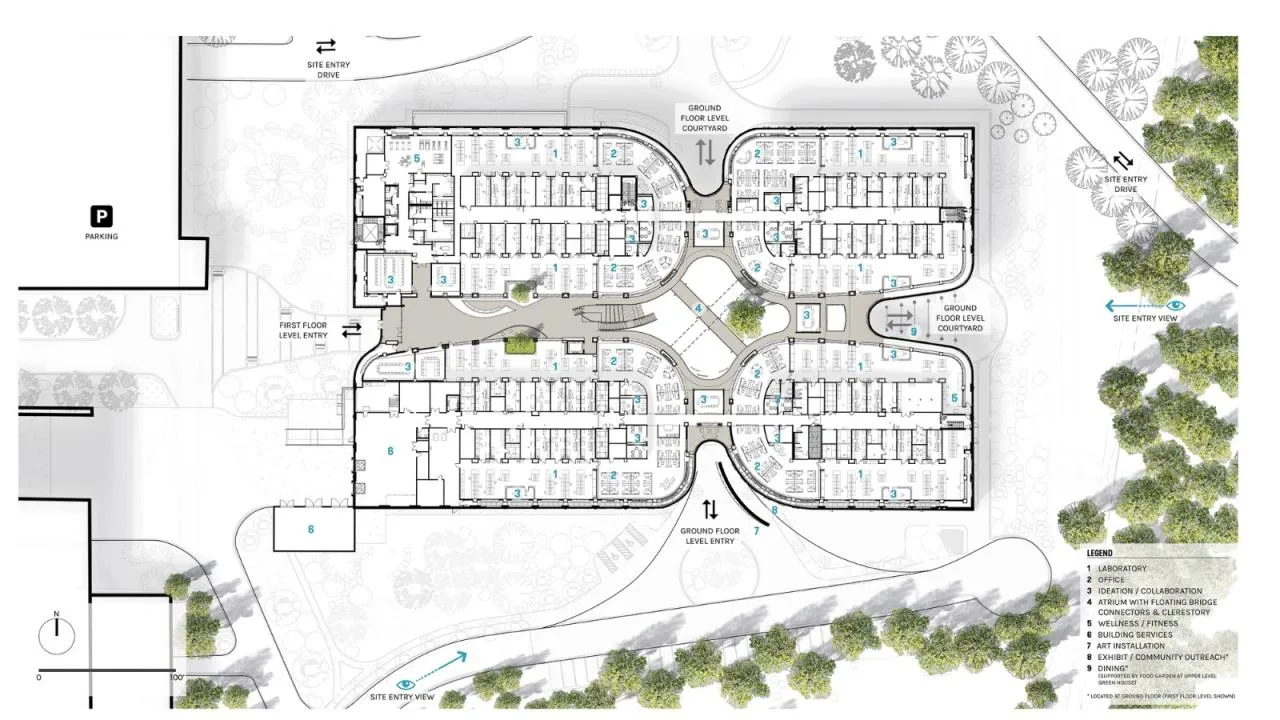 BIM Architecture | Promega Kornberg Center/SmithGroup