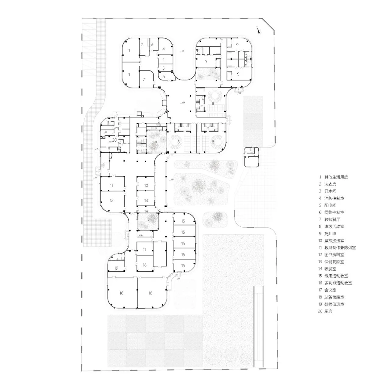 BIM Architecture | Jiulonghu Kindergarten/Terminal Building, Shuangliu District, Chengdu City
