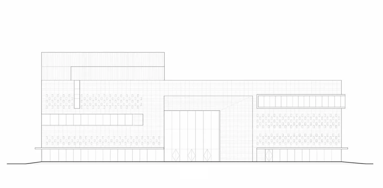 BIM Architecture | Courtyard Facing the Sky - Beijing Tongzhou Lucheng Civic Center/Yidu Architecture
