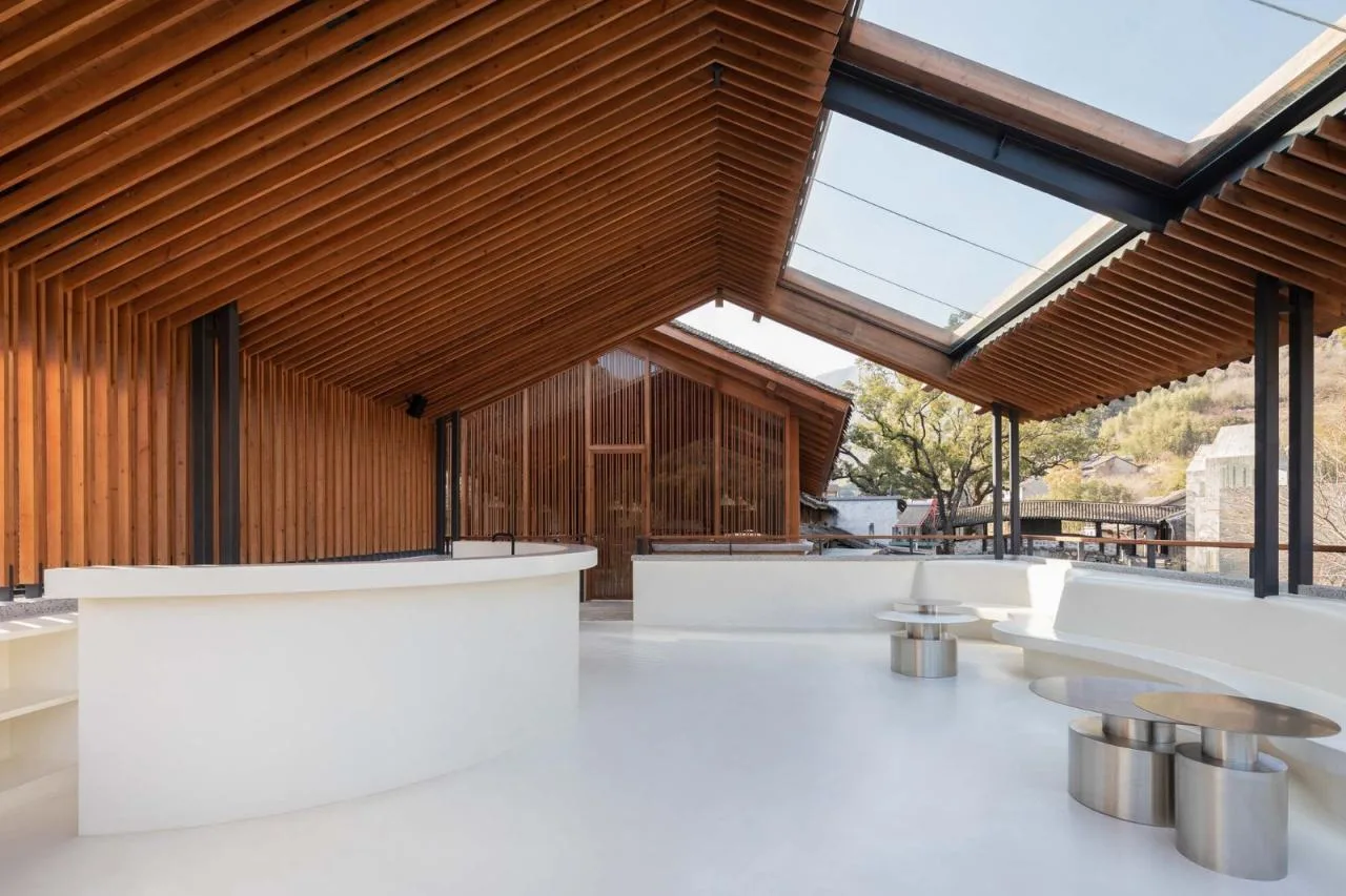 BIM Architecture | Xibian Restaurant for Fenghua Qixiakeng Power Station Renovation/Jianlin Architectural Design Firm