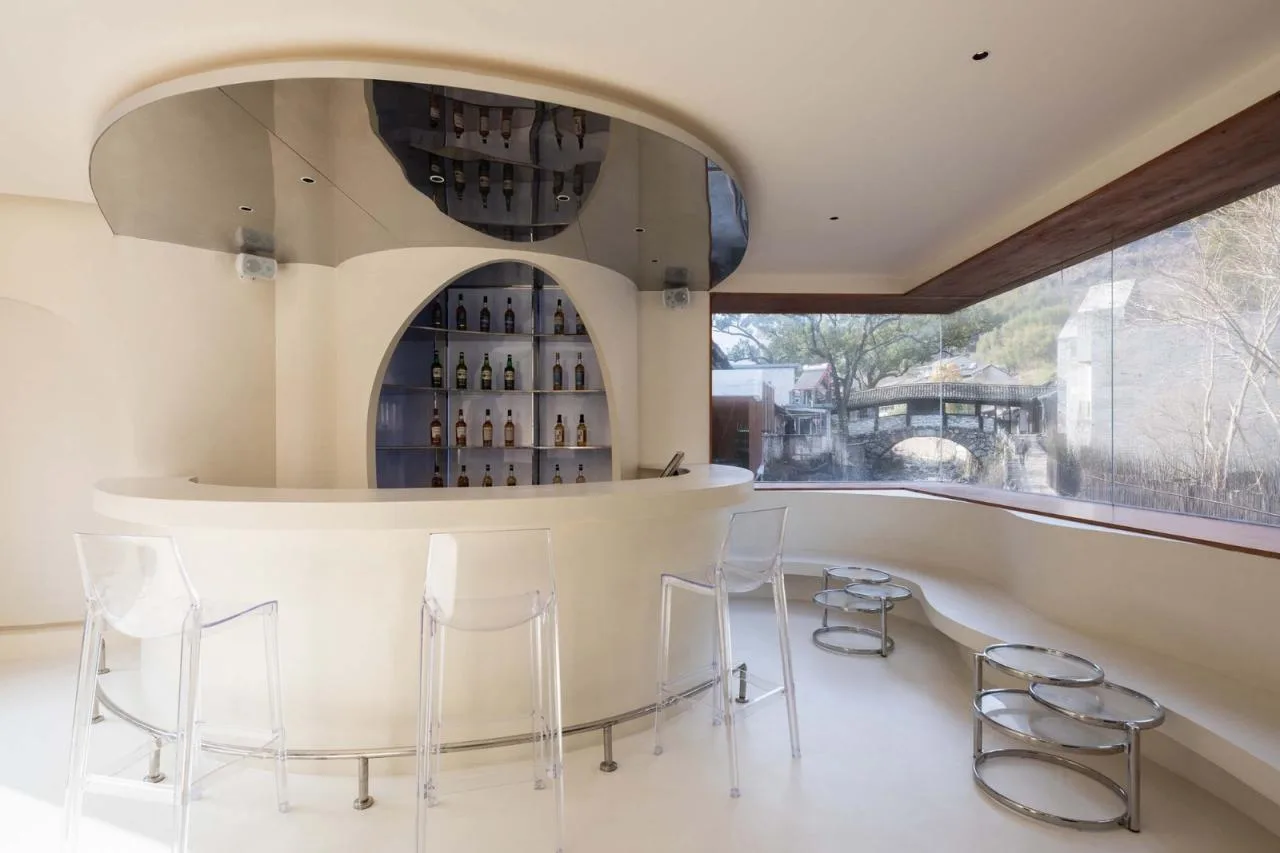 BIM Architecture | Xibian Restaurant for Fenghua Qixiakeng Power Station Renovation/Jianlin Architectural Design Firm