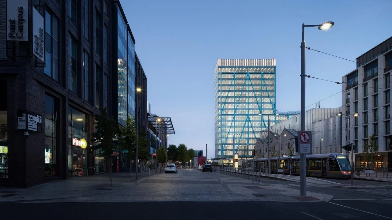 BIM Architecture | Blue 'Bones', EXO Office Building/Shay Cleary Architects