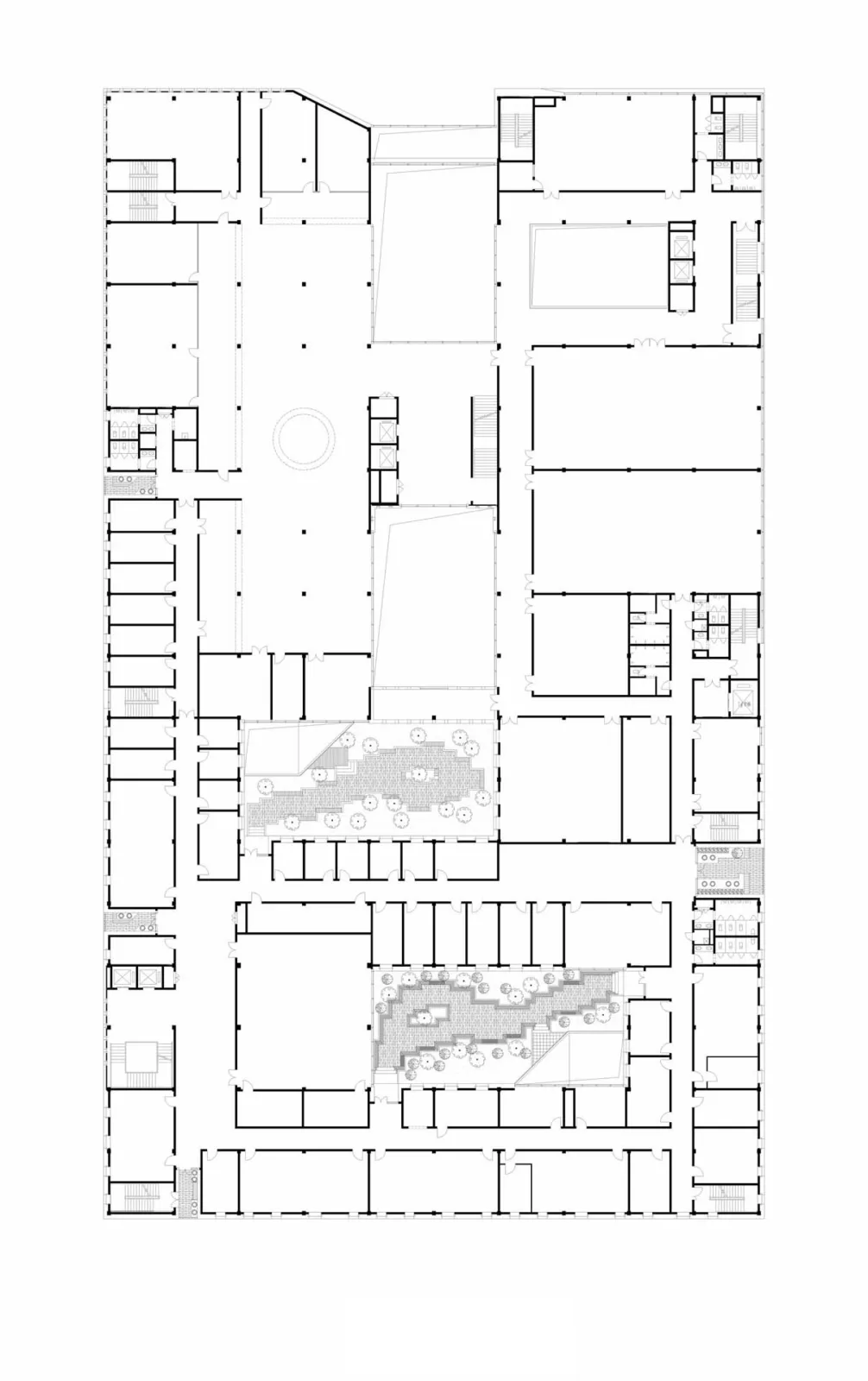BIM Architecture | Courtyard Facing the Sky - Beijing Tongzhou Lucheng Civic Center/Yidu Architecture