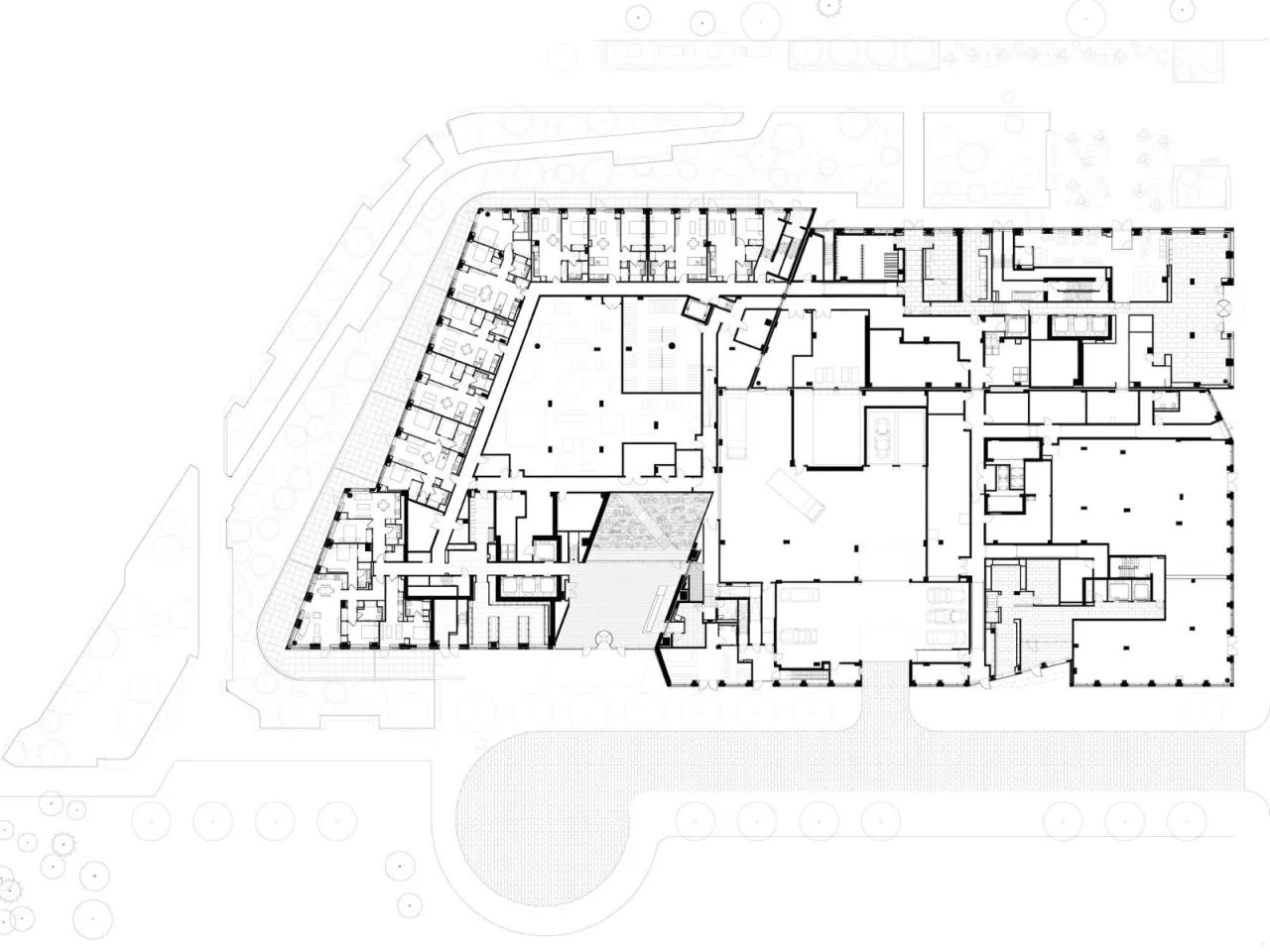 BIM Architecture | New York Green Point Landing D, Breaking Volume/OMA/Jason Long